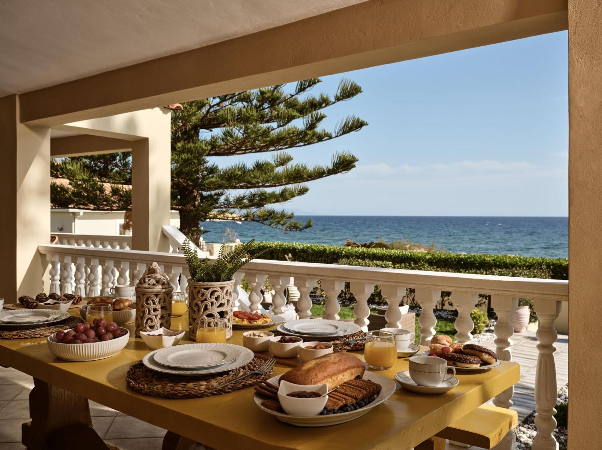 Sea Elegance Villa - On The Beach, By Zantewize Psarou  المظهر الخارجي الصورة